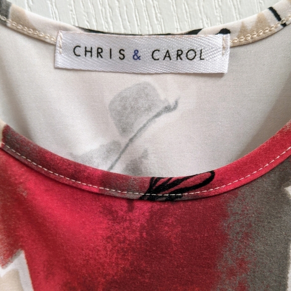 Chris & Carol midi floral dress size Medium - Picture 4 of 4